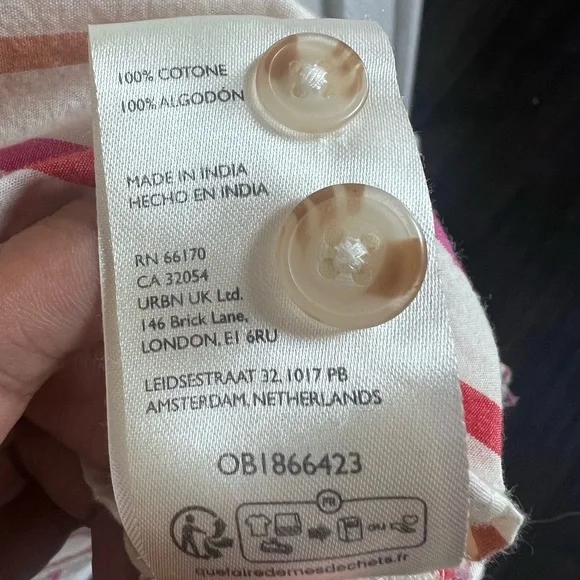 Pilcro Painter Buttondown Shirt - 2X - Picture 9 of 10